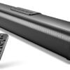 OFFSIR Sound Bar for TV, 50Watts-16 Inches Small Bluetooth Sound Bar with HDMI(ARC), Optical, AUX and USB Inputs, Wall Mountable TV Soundbar with Remote Control and Surround Sound for PC, Gaming